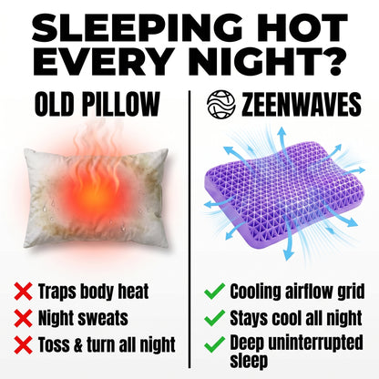 Zeenwaves Cervical Pillow — Breathable Honeycomb Support