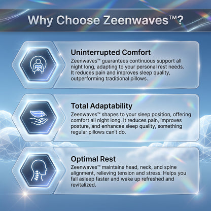 Zeenwaves Butterfly Memory Foam Neck Pillow — Ergonomic Cervical Support & Pressure Relief