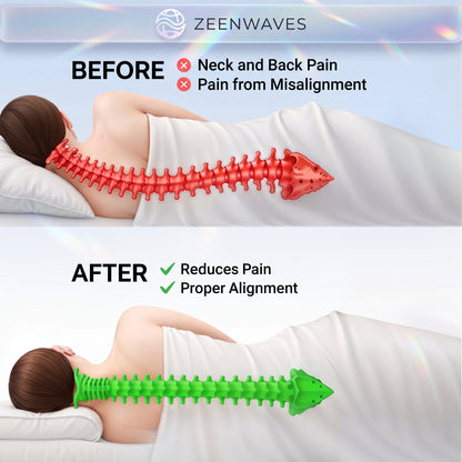 Zeenwaves Butterfly Memory Foam Neck Pillow — Ergonomic Cervical Support & Pressure Relief