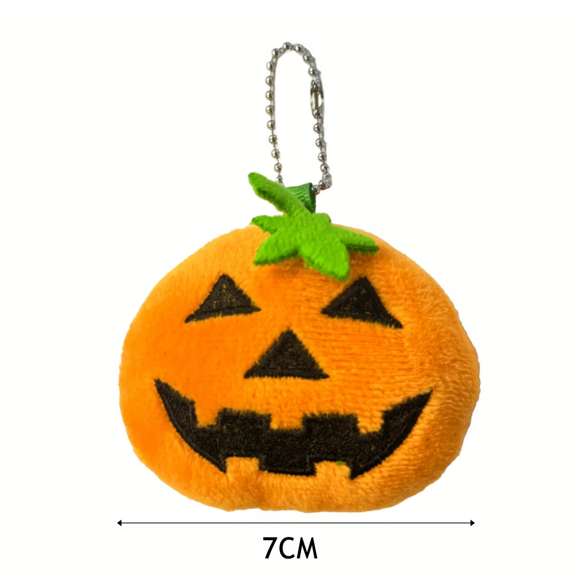 Pumpkin Plush Squeaky Cat Toy