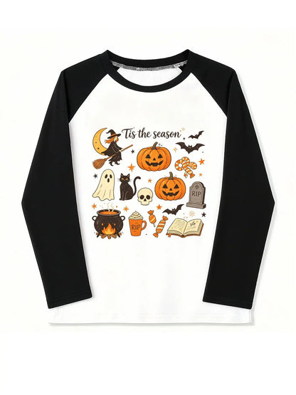 Halloween Print Lightweight Unisex Sweatshirt