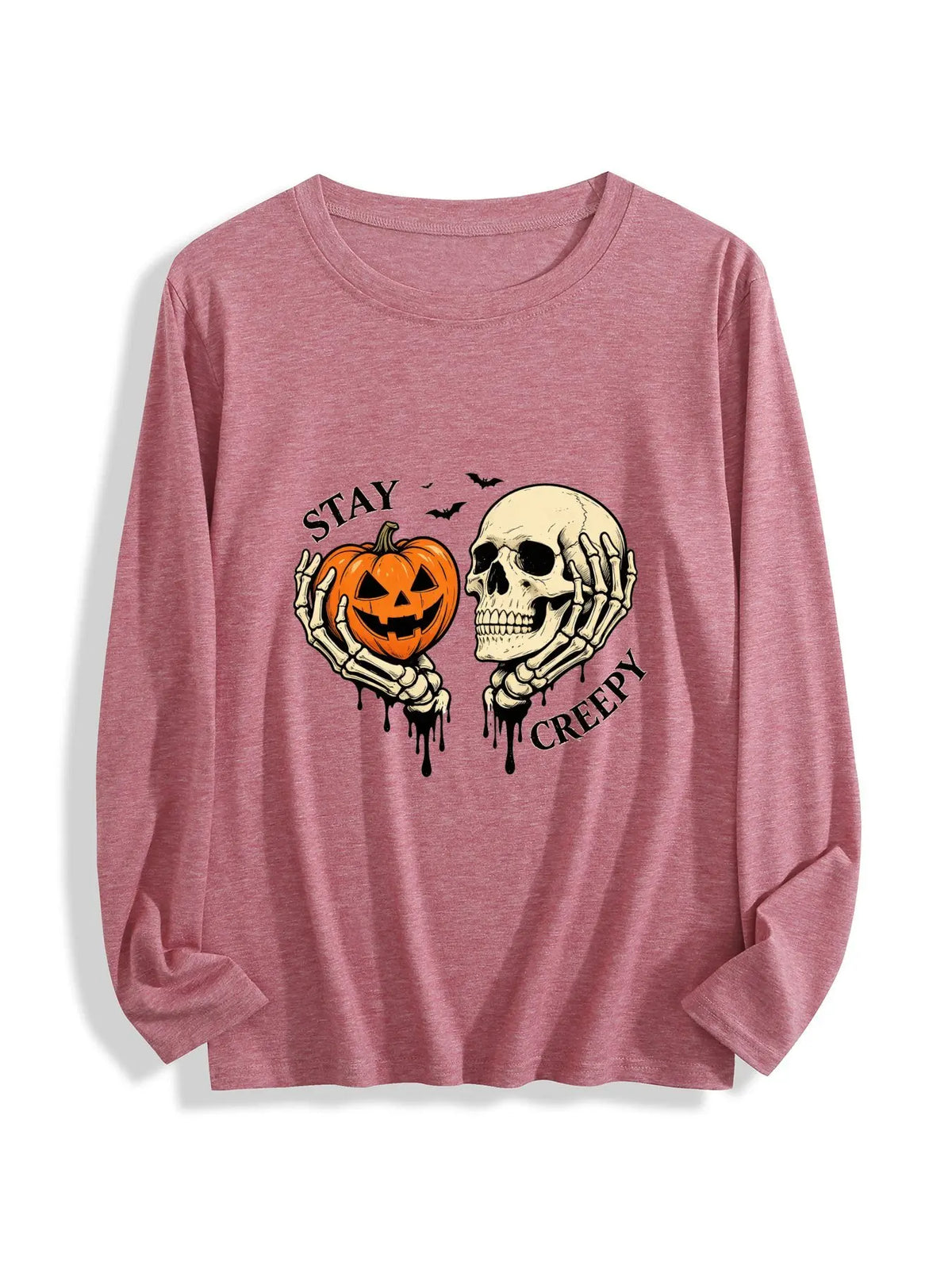 Halloween Print Long Sleeve Unisex T-Shirt