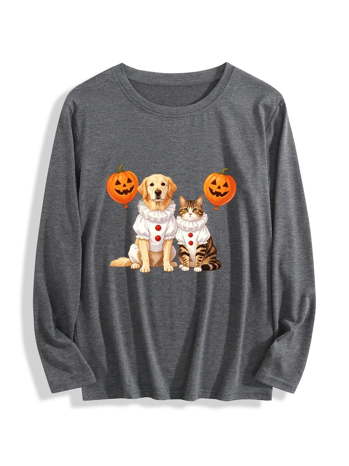 Halloween Print Long Sleeve Unisex T-Shirt