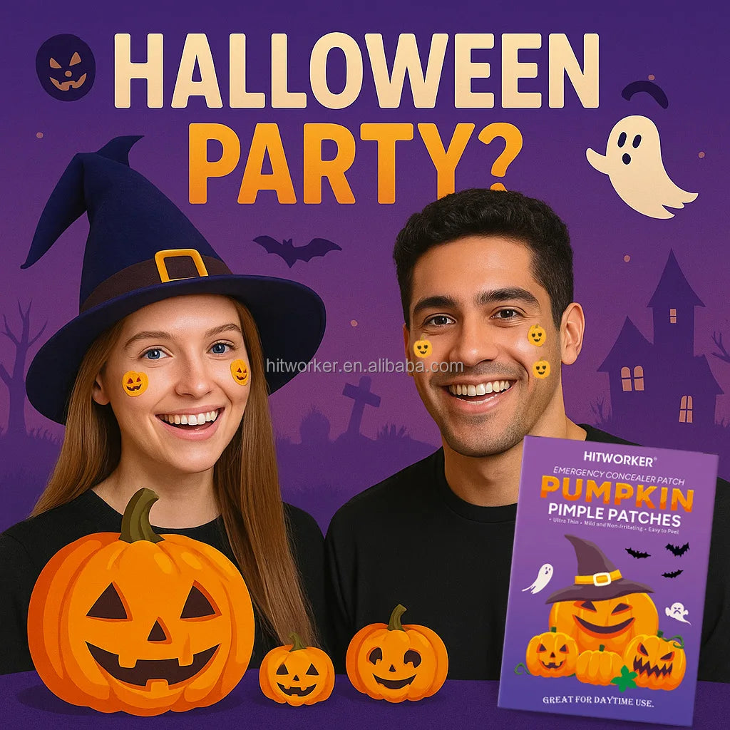 Halloween Star Acne Patches — Hydrocolloid Spot Stickers