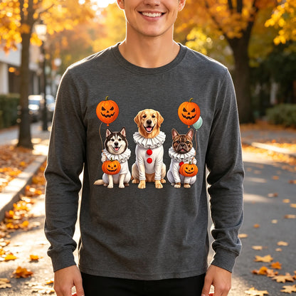 Halloween Print Long Sleeve Unisex T-Shirt