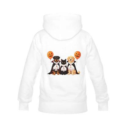 Halloween Lined Fleece Hoodie — Men's Heavy Blend Pullover