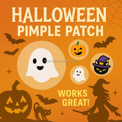 Halloween Star Acne Patches — Hydrocolloid Spot Stickers