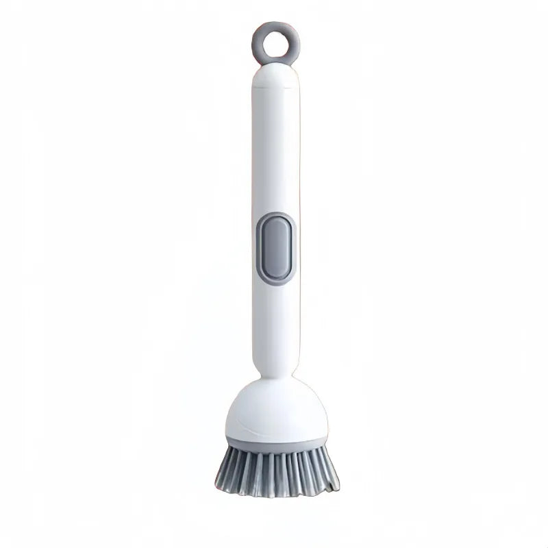 Refillable Rotating Dish Brush — Non-Scratch Kitchen Cleaner