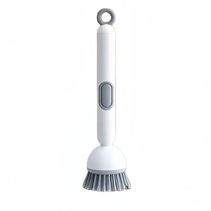 Refillable Rotating Dish Brush — Non-Scratch Kitchen Cleaner