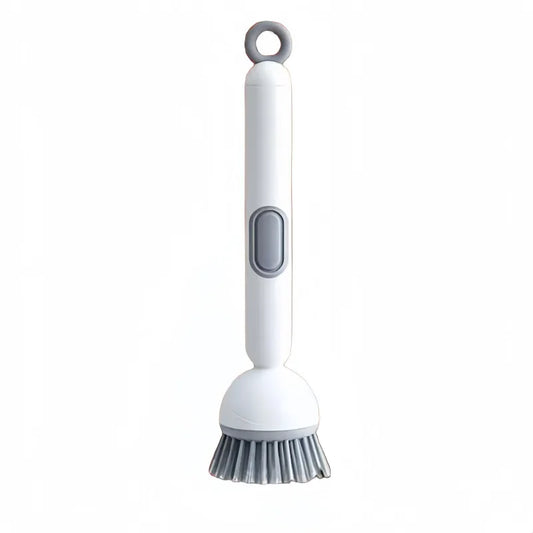 Refillable Rotating Dish Brush — Non-Scratch Kitchen Cleaner