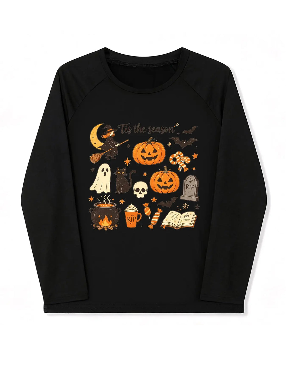 Halloween Print Lightweight Unisex Sweatshirt