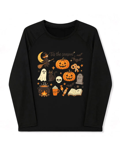 Halloween Print Lightweight Unisex Sweatshirt